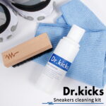 【限定店販売】Dr.Kicks クリーニングキット ULXKC090 ドクターキックス トライアル シューズクリーナー マイクロファイバータオル ブラシ 靴磨き 汚れ落とし インソール洗浄 洗剤 除菌 防臭 水溶性 溶剤/研磨剤不使用 日本産