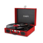 ION Audio Vinyl Transport ポータブル トランク型レコードプレーヤー Red # IA-TTS-30 アイオンオーディオ (レコードプレイヤー) [PSR]