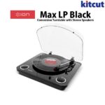 アナログ レコードプレーヤー ION Audio Max LP スピーカー内蔵 レコードプレーヤー ブラック # IA-TTS-024 アイオンオーディオ (USBレコードプレーヤー)