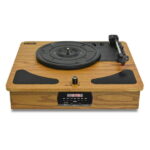 クマザキエイム（Bearmax）デジタル録音が出来るレコードプレーヤー　TRM-109W
